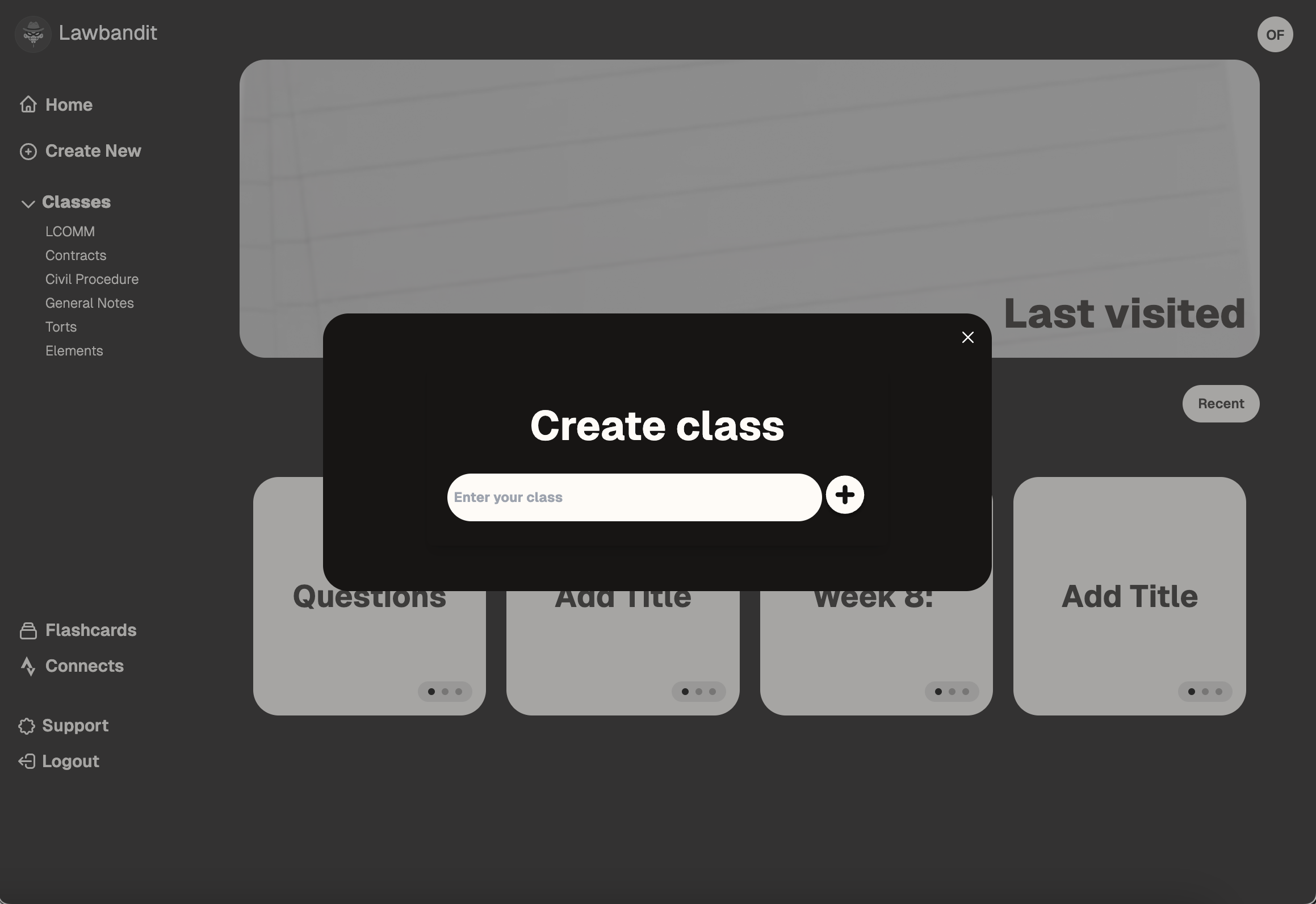 Create Classes